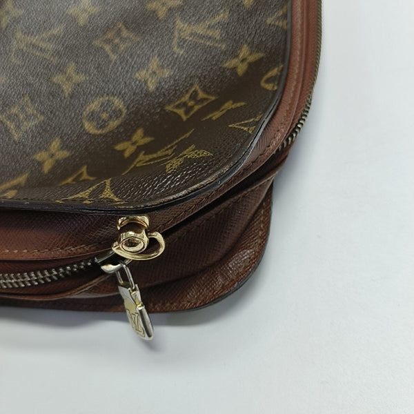 SAC BANDOULIERE Monogram Coated Canvas Brown