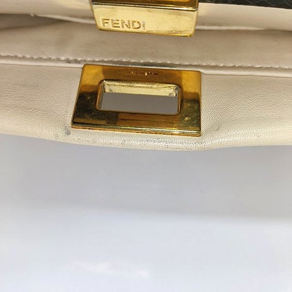 Peekaboo Mini Calfskin White