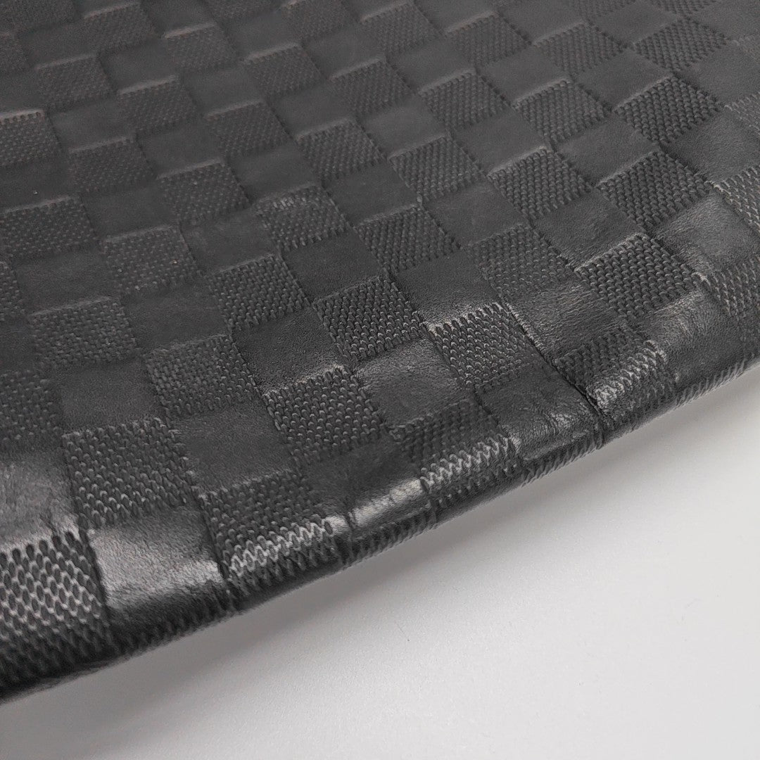 DISTRICT PM Damier Graphite Calfskin Black
