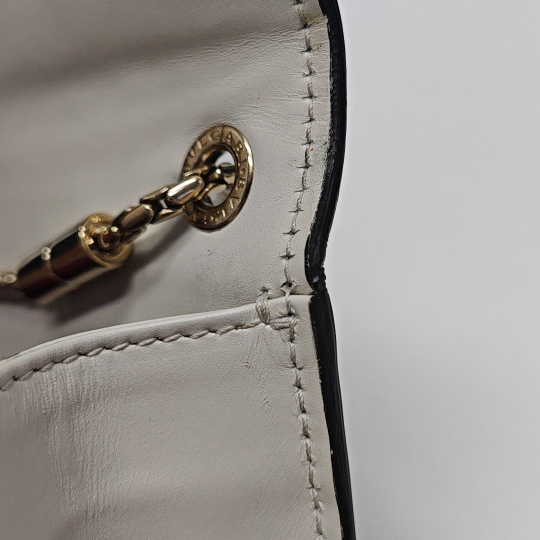 SERPENTI FOREVER Small Calfskin White