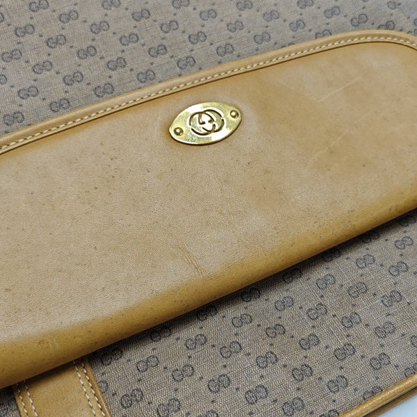 Monogram Coated Canvas Tote Bag Beige