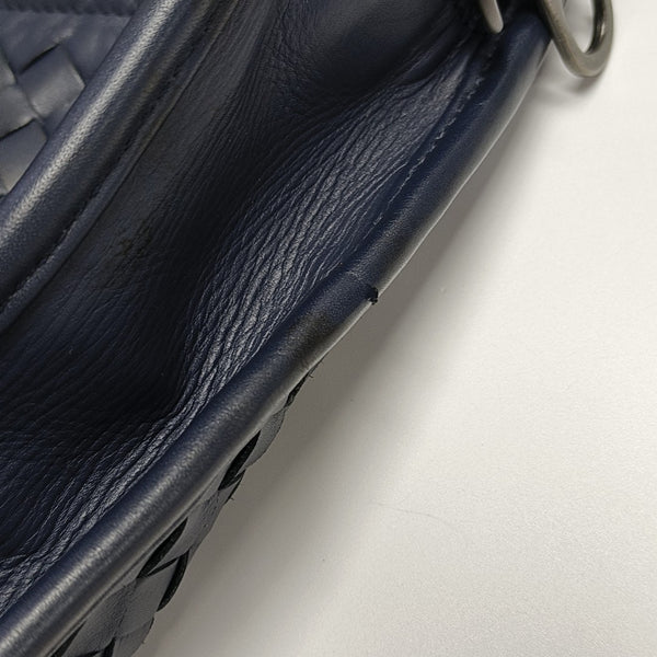 Calfskin Shoulder Bag Blue