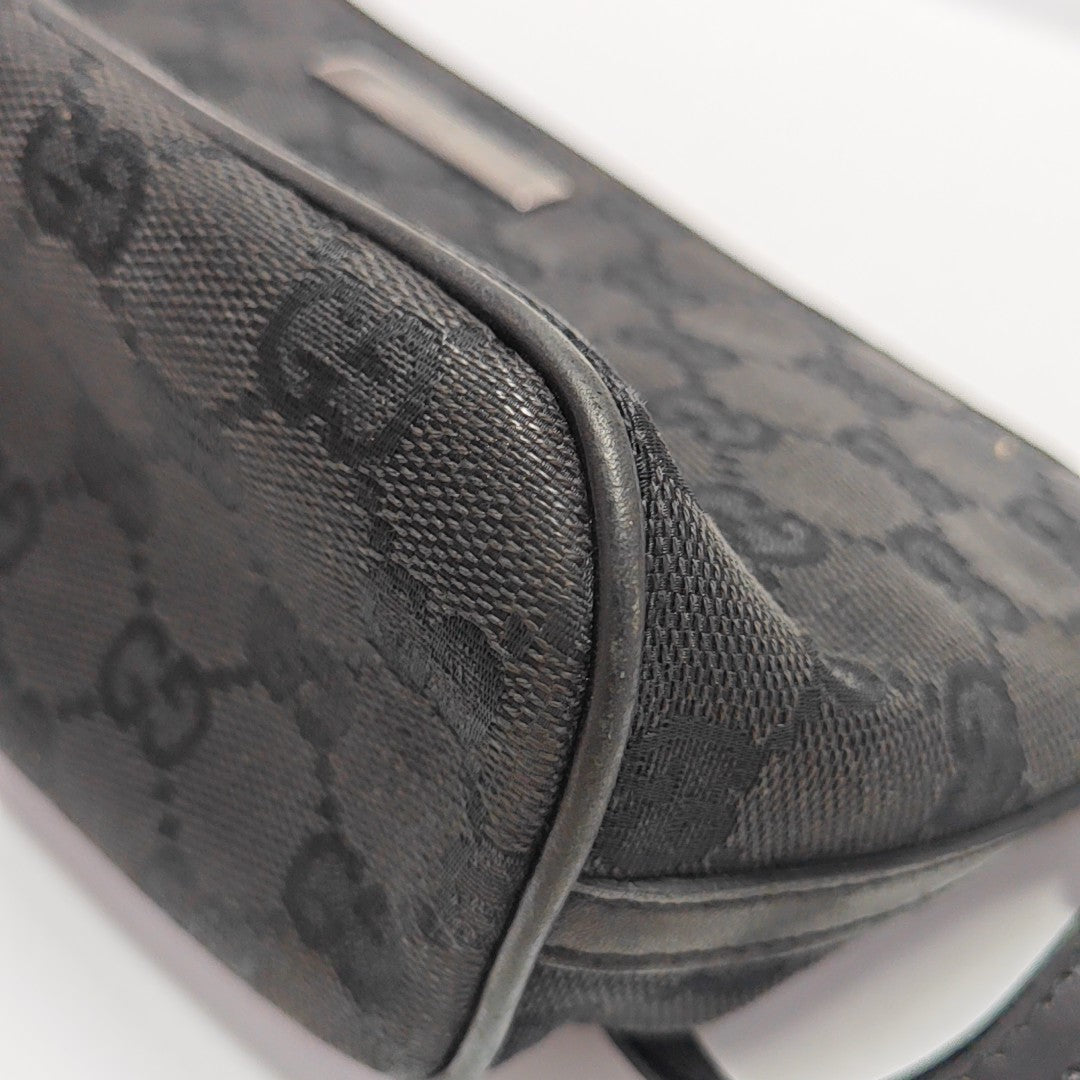 Boat Pochette Monogram Canvas Black