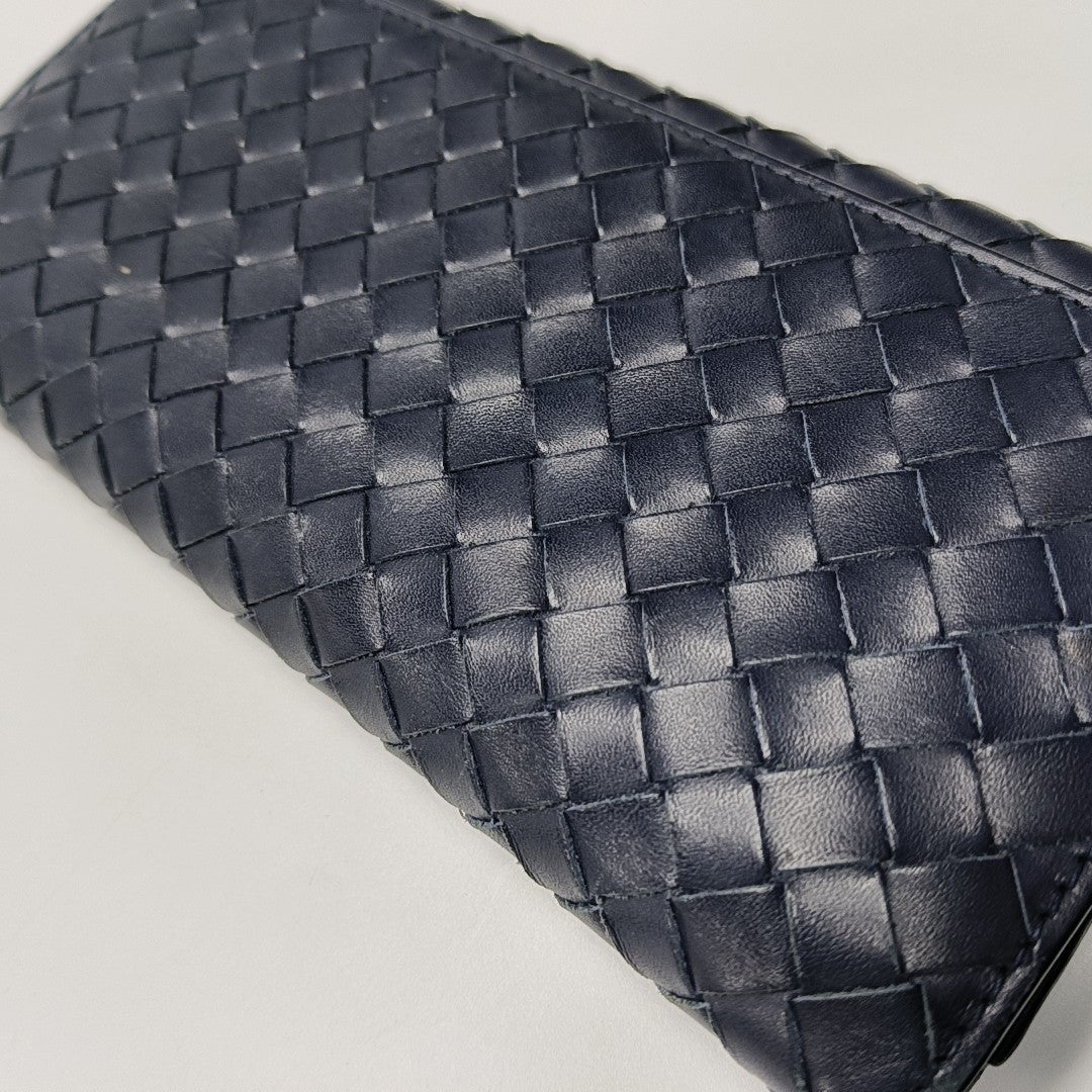 Calfskin Wallet Blue