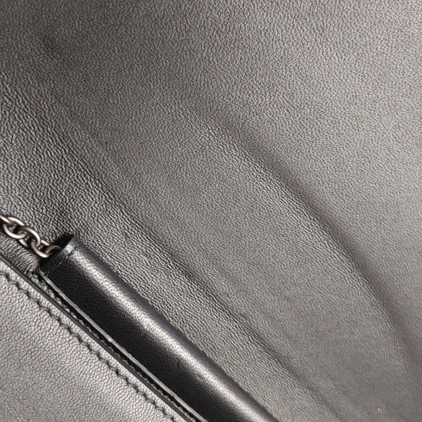 Lambskin Shoulder Bag Black