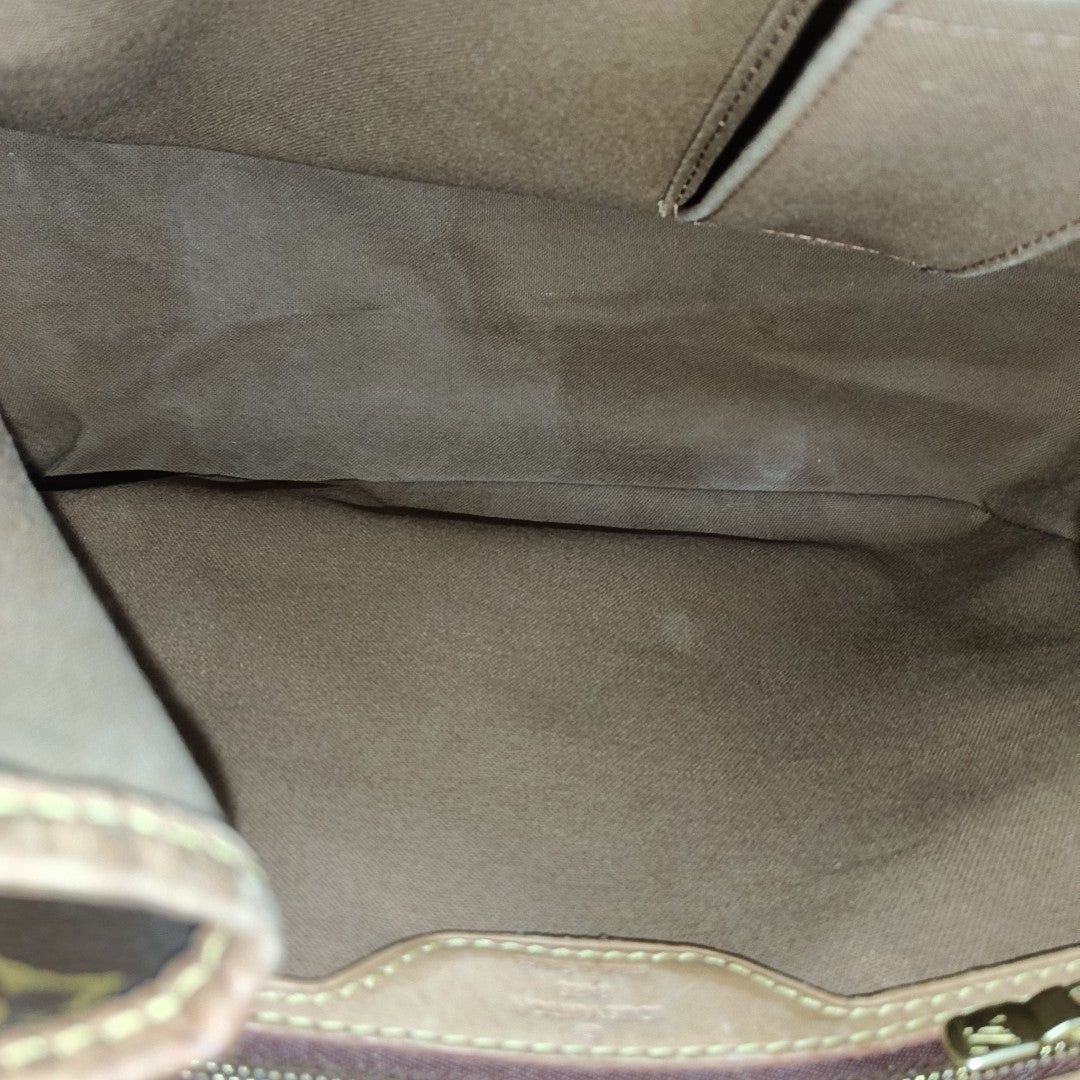BATIGNOLLES MM Monogram Coated Canvas Brown