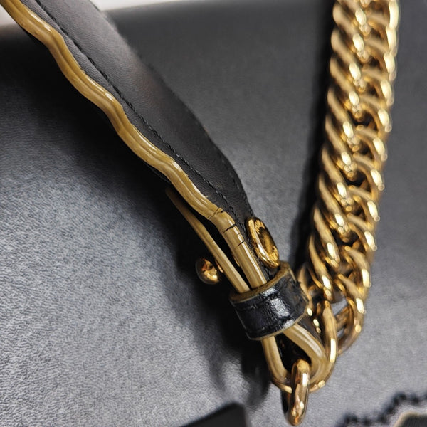 Kan I Small Calfskin Black