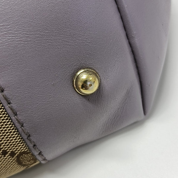 Monogram Canvas Tote Bag Brown