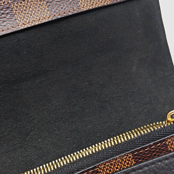 VAVIN Damier Ebene Coated Canvas Brown