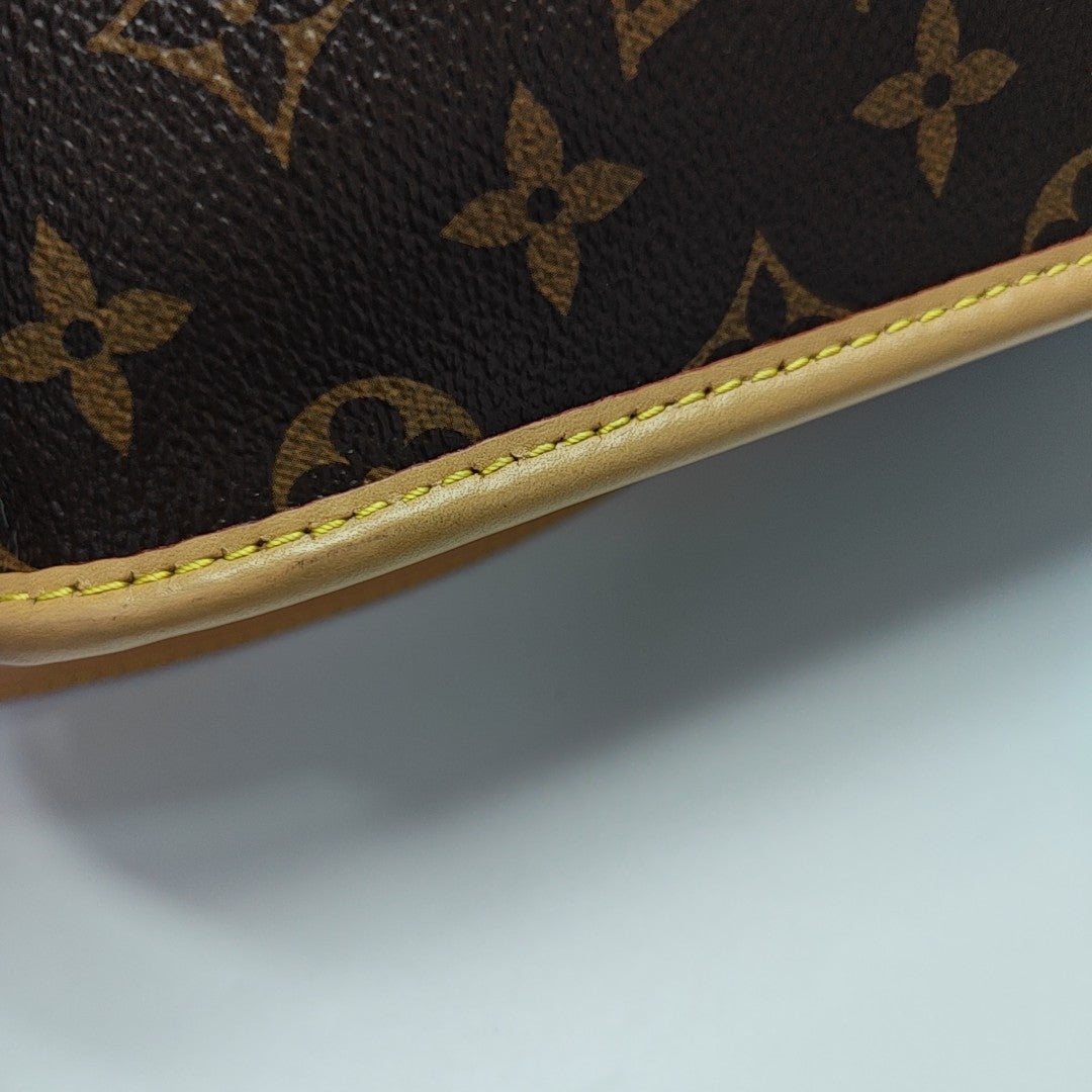 DIANE Monogram Coated Canvas Brown
