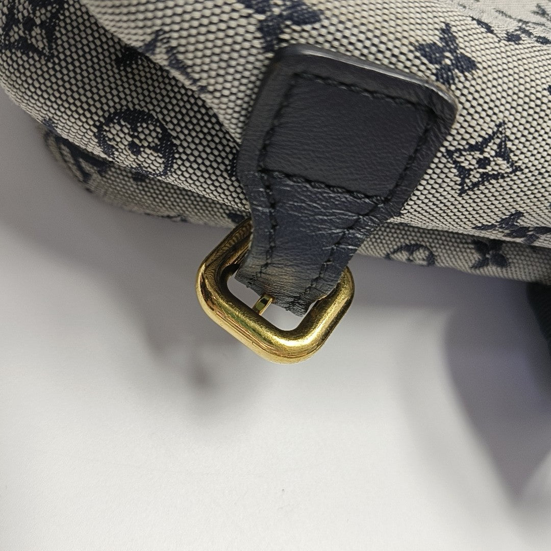 LANGER Monogram Canvas Blue