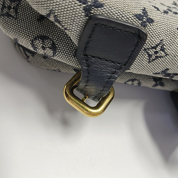LANGER Monogram Canvas Blue