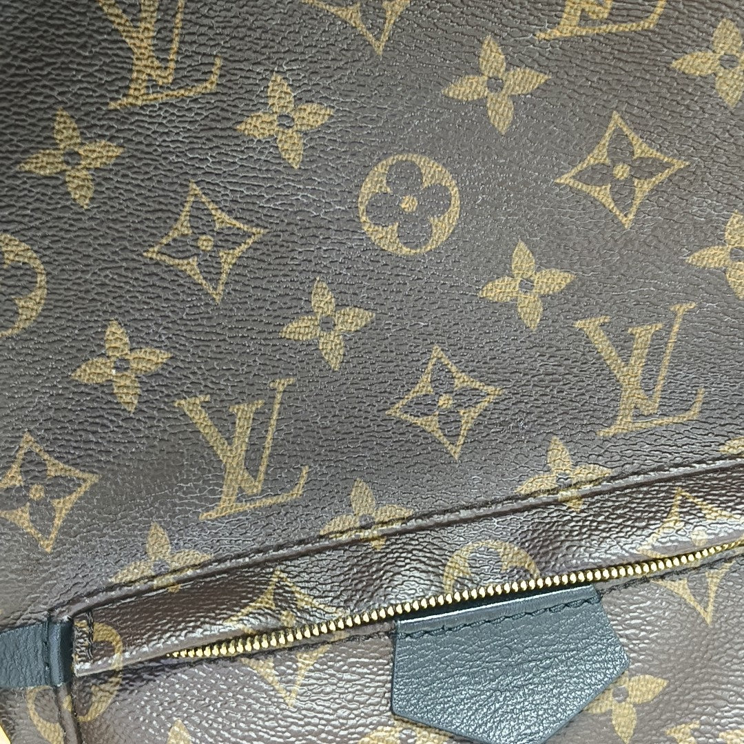 PALM SPRINGS PM Monogram Coated Canvas Brown