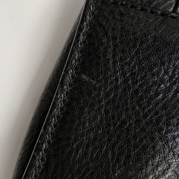 Calfskin Shoulder Bag Black