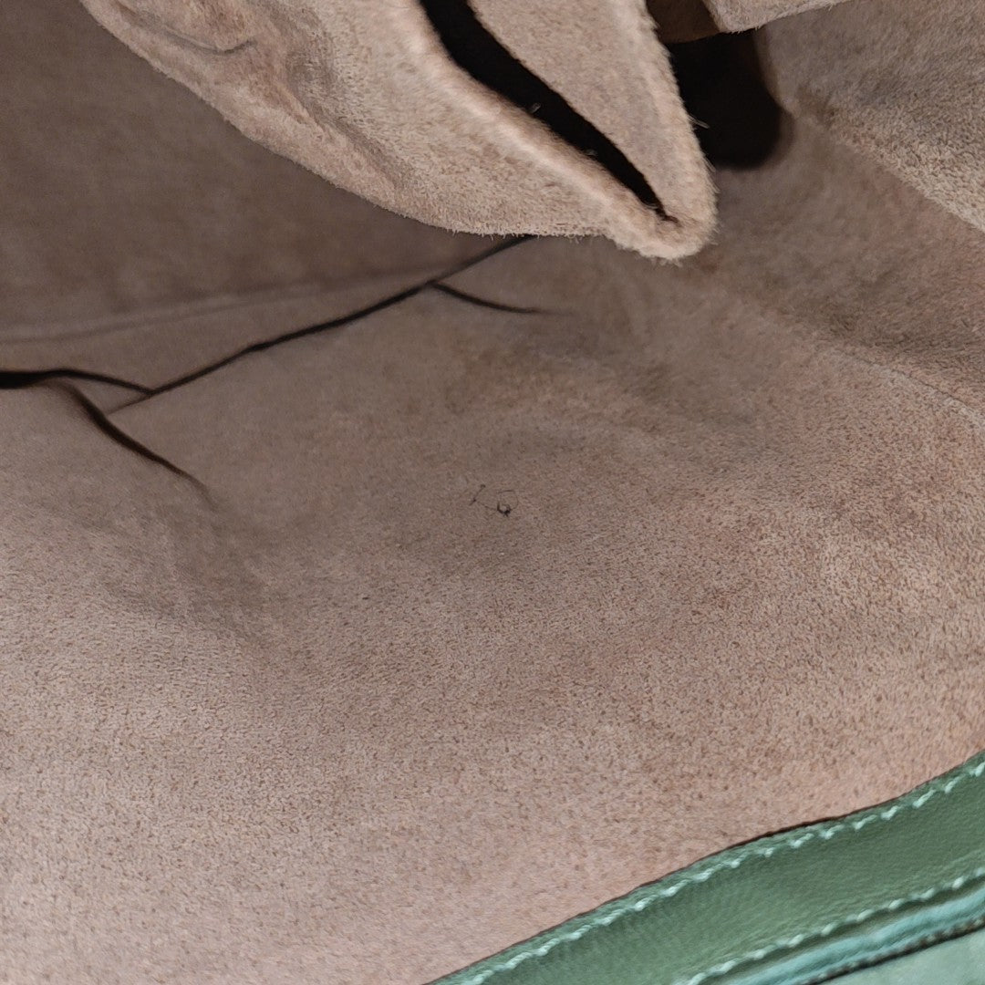 Lambskin Tote Bag Green