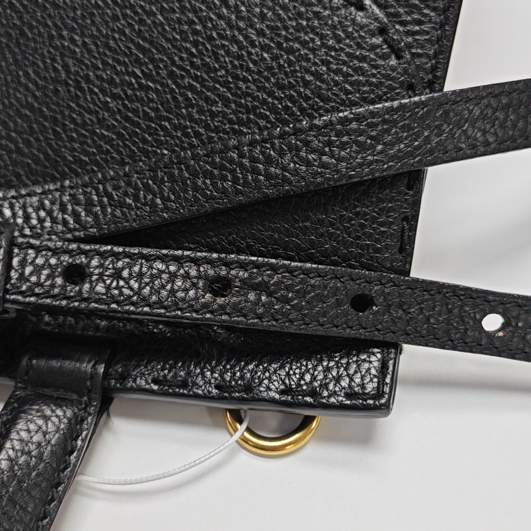 GG Marmont Top Handle Large Calfskin Black