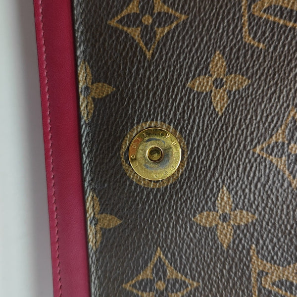FLORE Monogram Coated Canvas Brown