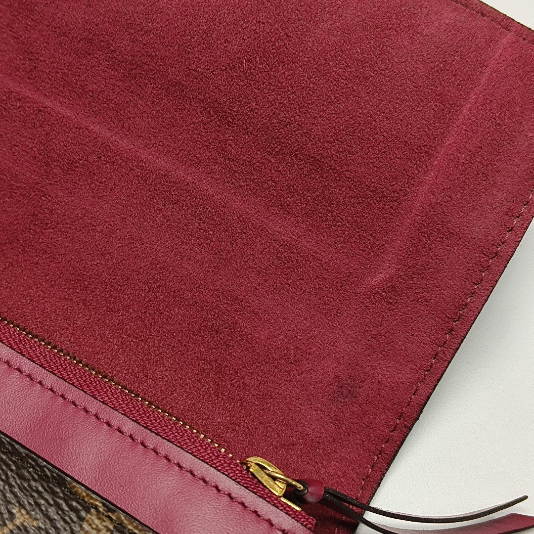 FLORE Monogram Coated Canvas Brown