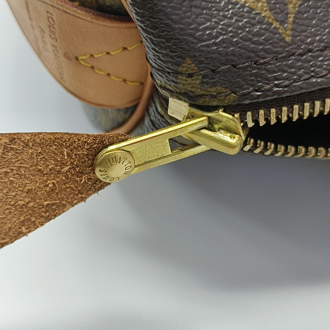 SPEEDY 30 Monogram Coated Canvas Brown