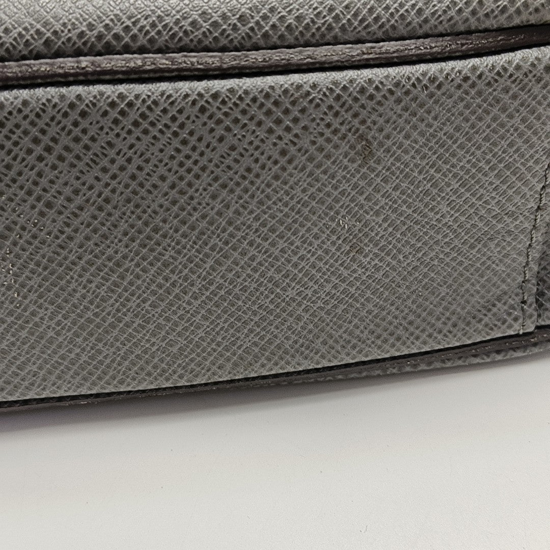 Calfskin Top Handle Bag Gray