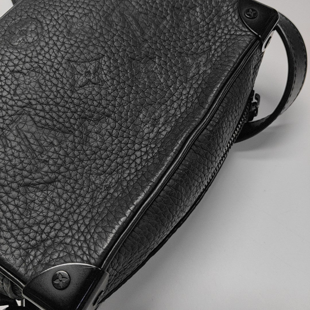 SOFT TRUNK Mini Monogram Calfskin Black