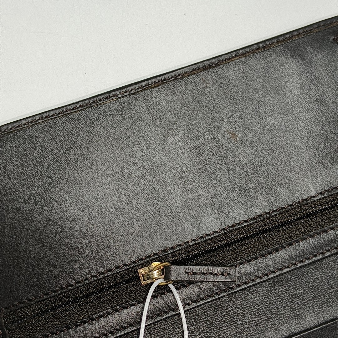 Monogram Canvas Wallet Brown
