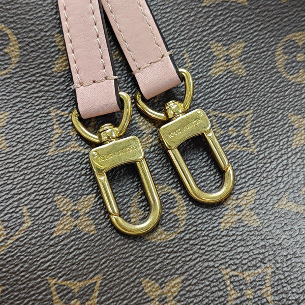 NÉONOÉ MM Monogram Coated Canvas Brown