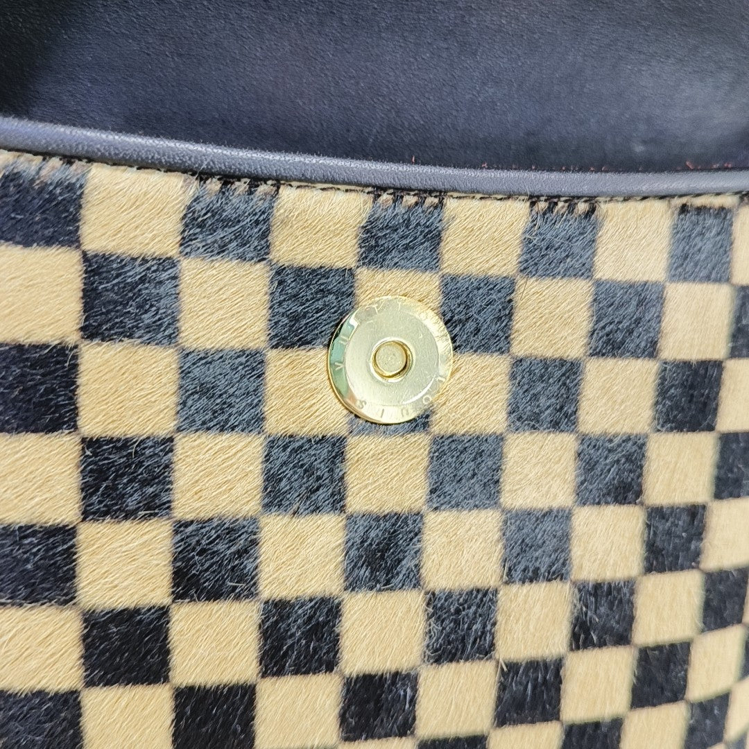 GAZELLE Damier Ebene Horsehair Brown