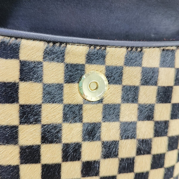 GAZELLE Damier Ebene Horsehair Brown