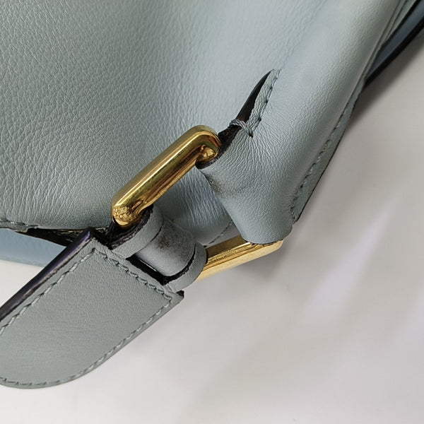 Puzzle Medium Calfskin Blue