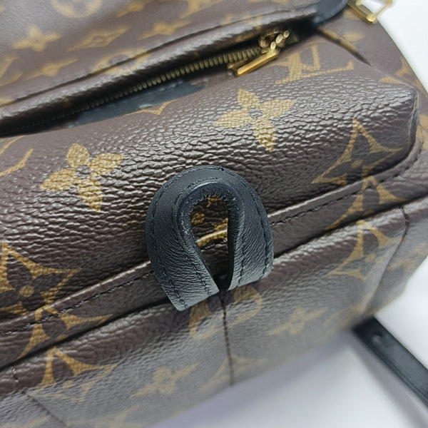 PALM SPRINGS Mini Monogram Coated Canvas Brown