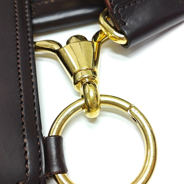 Calfskin Shoulder Bag Large Black