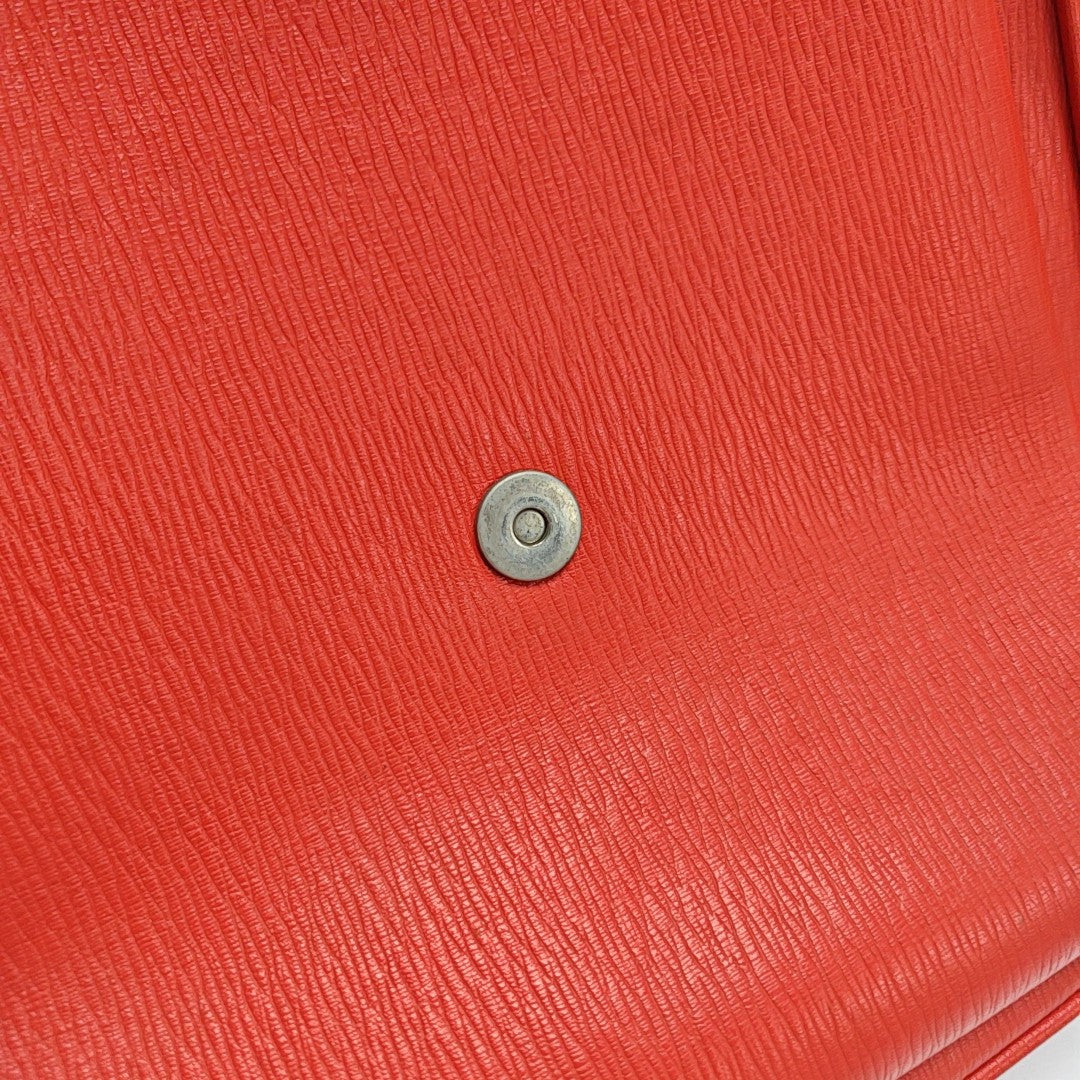 Calfskin Shoulder Bag Red