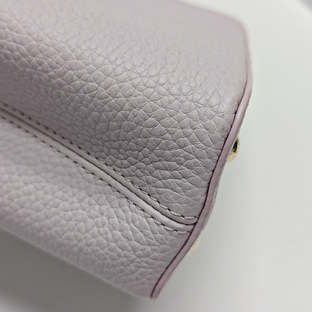 CAPUCINES Mini Calfskin Purple