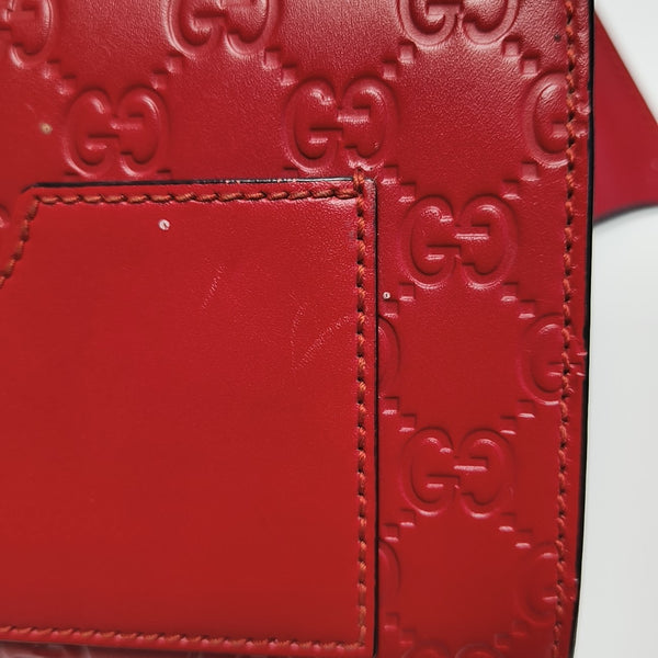 Padlock Small Monogram Calfskin Red