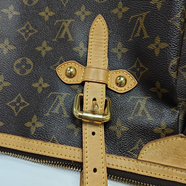 PALERMO GM Monogram Coated Canvas Brown