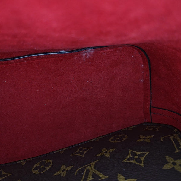 NÉONOÉ MM Monogram Coated Canvas Brown