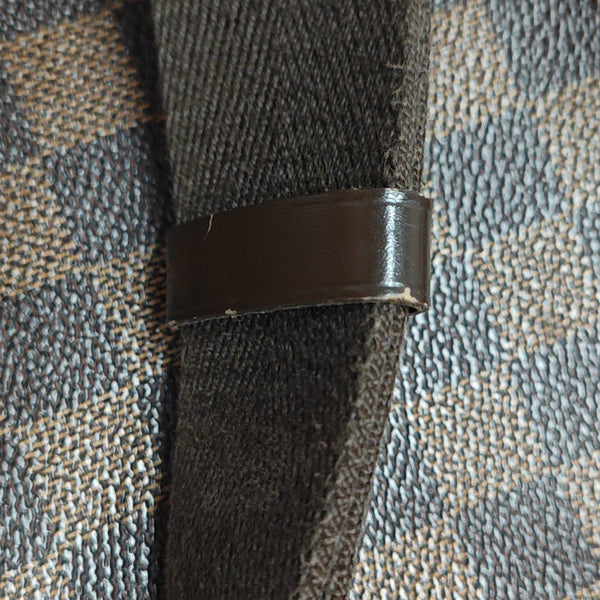 DISTRICT MM Damier Ebene Coated Canvas Brown