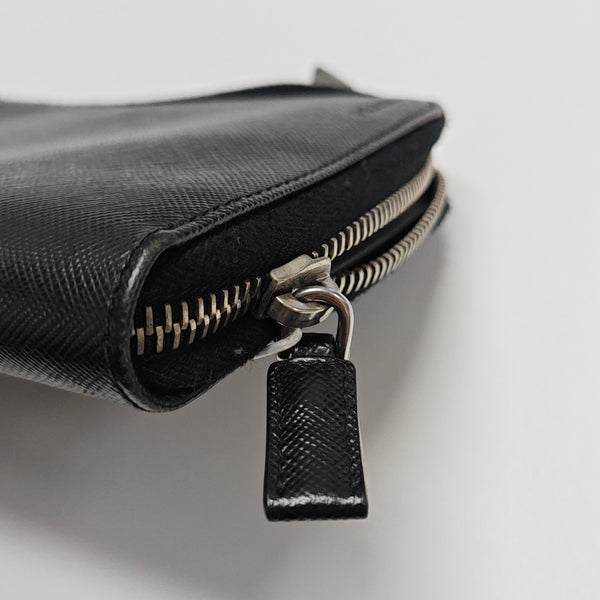 Saffiano Calfskin Wallet Black