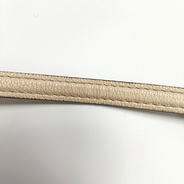 Authenticated pre-owned  LOCKME BB Calfskin Beige - Crossbody Bag at Looply