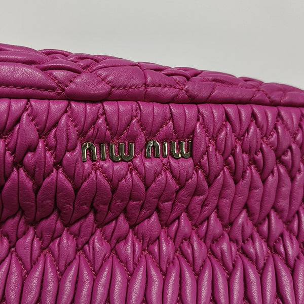 Crystal Quilted Lambskin Red