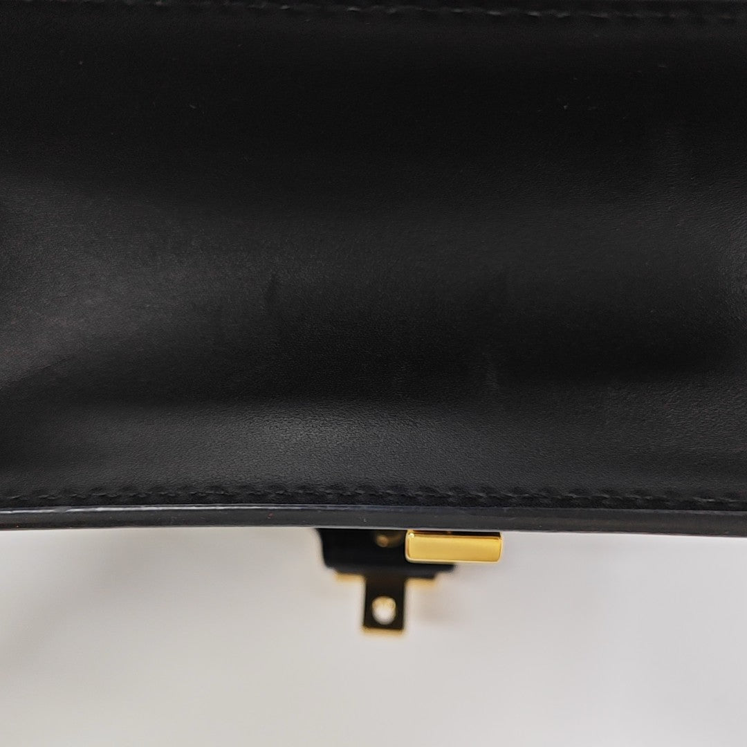 Sylvie Mini Calfskin Black
