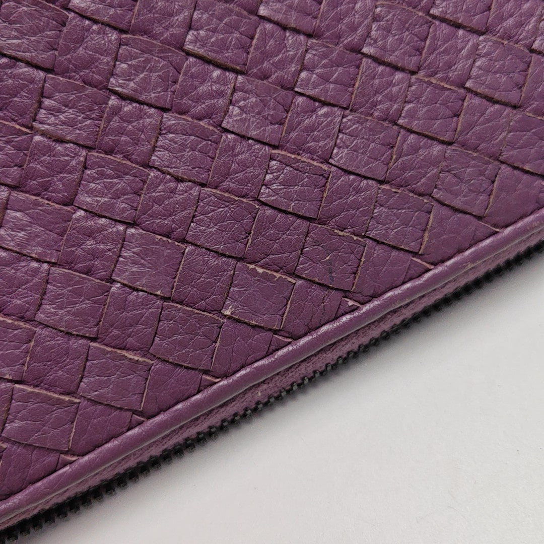 Lambskin Wallet Purple