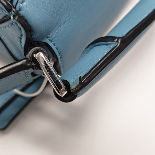 Puzzle Mini Calfskin Blue
