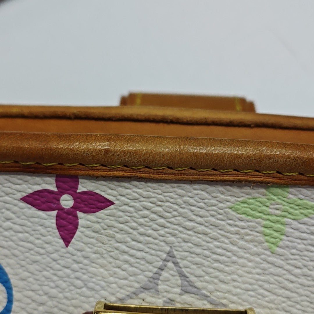 LV × TM SHIRLEY Monogram Coated Canvas White