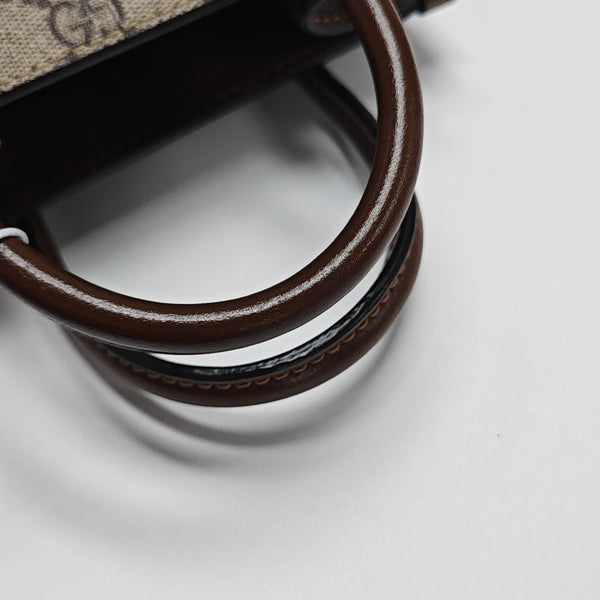 Retro Mini Monogram Coated Canvas Beige