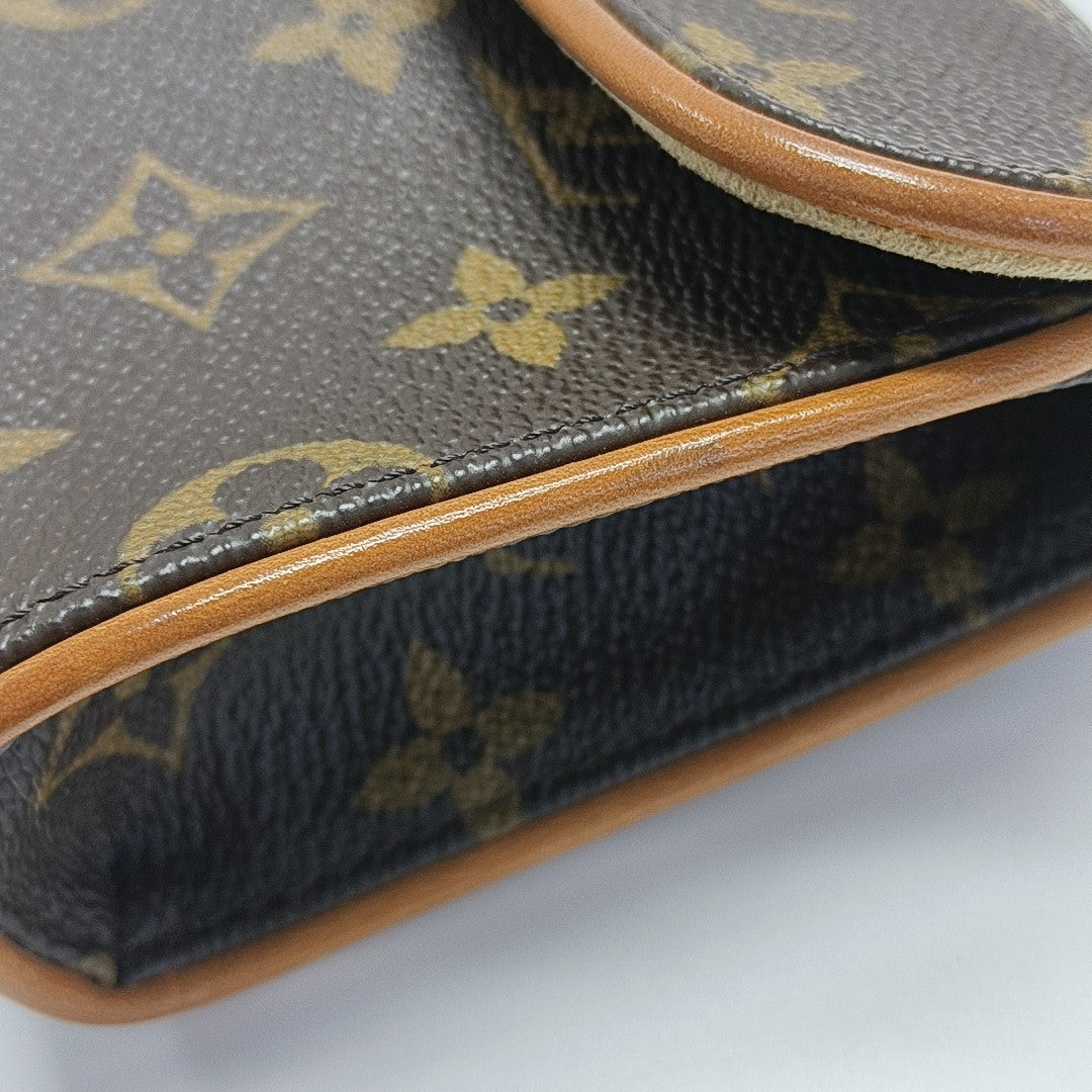 Monogram Coated Canvas Belt Bag Brown