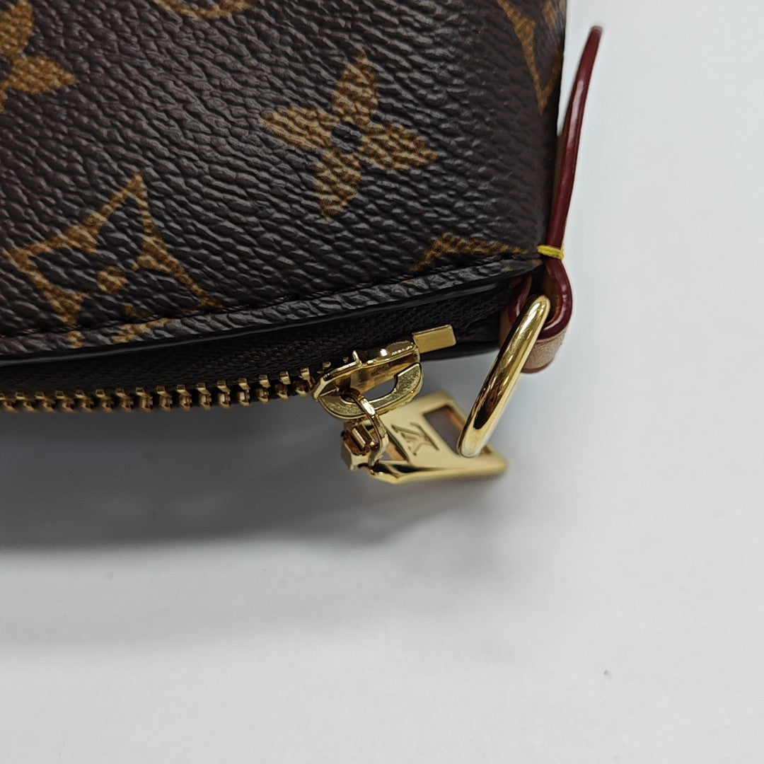 BOETIE PM Monogram Coated Canvas Brown