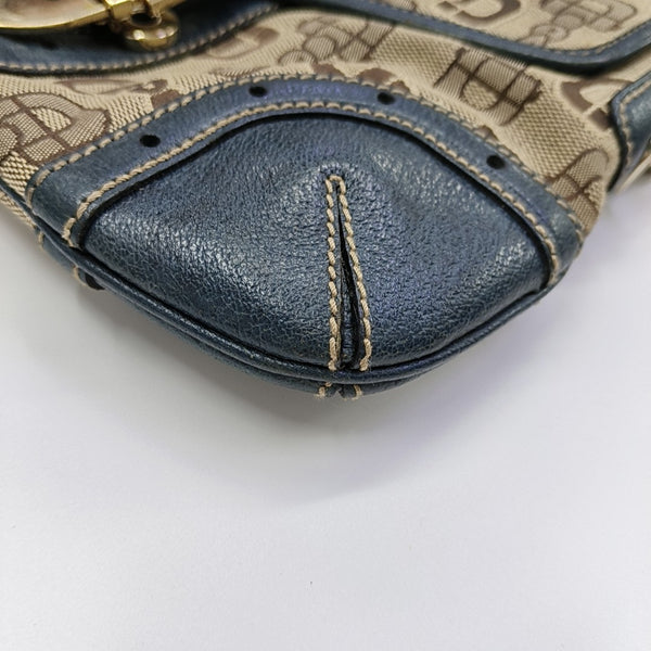 Fabric Shoulder Bag Brown