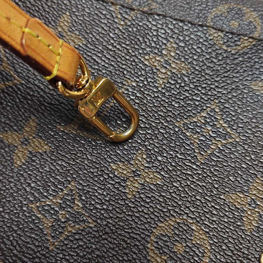 FAVORITE PM Monogram Coated Canvas Brown